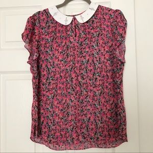 I heart Robson blouse size large floral